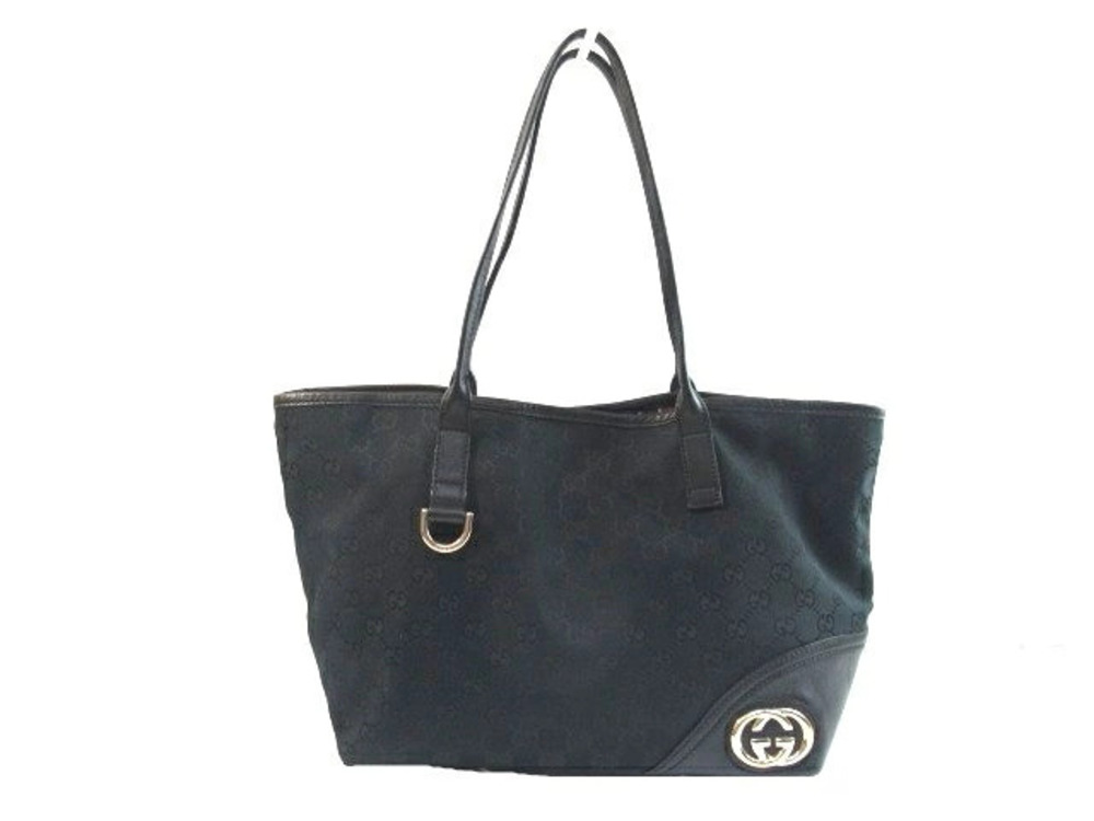 Gucci tote bag canvas black